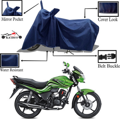KEDIT Two Wheeler Cover for Hero(Passion Xpro, Blue)