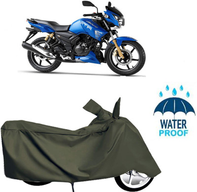 Autoinnovation Waterproof Two Wheeler Cover for TVS(Green)