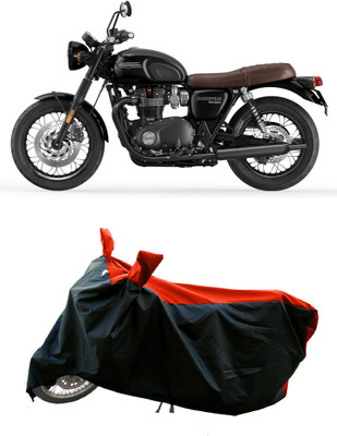 AESTRYD Two Wheeler Cover for Triumph(Bonneville T120 Black, Red)