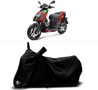 RABABLI Waterproof Two Wheeler Cover for Aprilia(Scooty, Black)