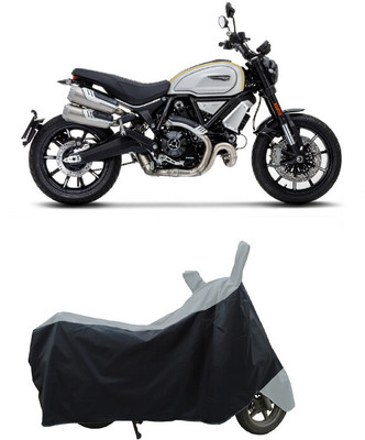 Coxtor Waterproof Two Wheeler Cover for Ducati(Scrambler 1100, Grey)
