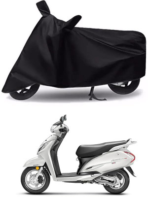 AASHTIK MART Two Wheeler Cover for Honda(Activa 125, Black)