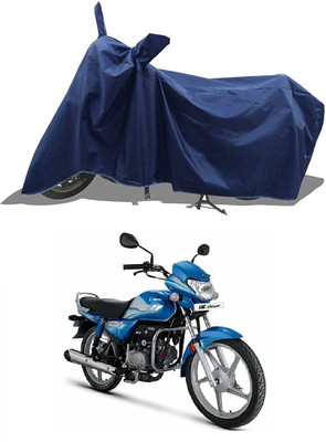 AASHTIK MART Two Wheeler Cover for Hero(HF, Blue)