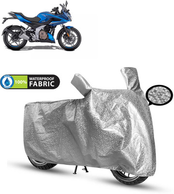 PAGORA Waterproof Two Wheeler Cover for Bajaj(Silver)
