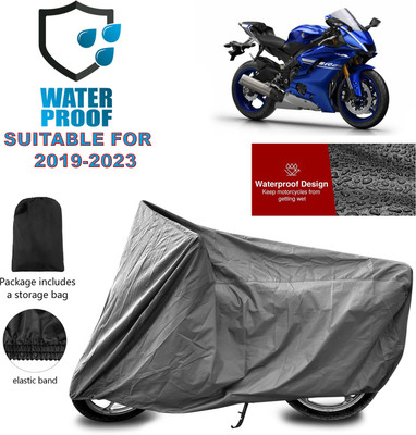 PAGORA Waterproof Two Wheeler Cover for Yamaha(YZF R25, Grey)