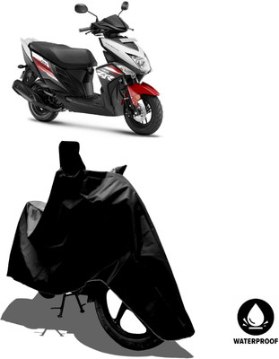 Amexride Waterproof Two Wheeler Cover for Yamaha(Ray ZR, Black)
