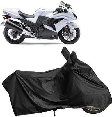 DIGGU Two Wheeler Cover for Kawasaki(Ninja ZX 14R BS6, Black)