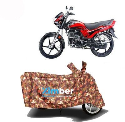 ZIMBER Two Wheeler Cover for Hero(Passion Plus, Blue)