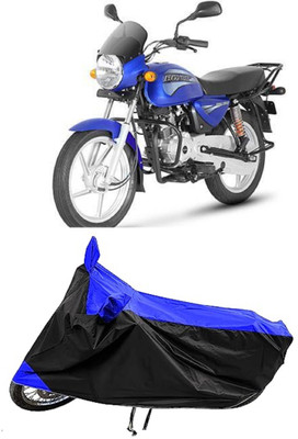 Mdstar Waterproof Two Wheeler Cover for Bajaj(Boxer BM 150, Blue)