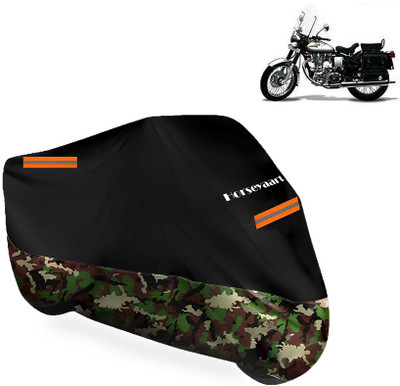 Horseyaart Waterproof Two Wheeler Cover for Royal Enfield(Machismo 350, Multicolor)