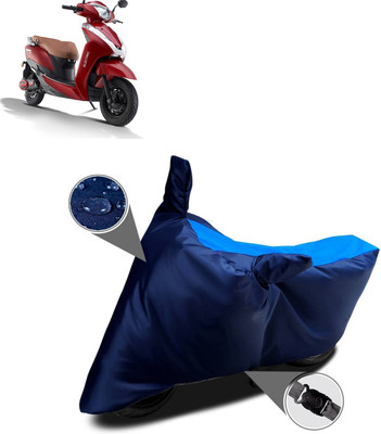 CODOKI Waterproof Two Wheeler Cover for Ampere(Magnus BS6, Blue)