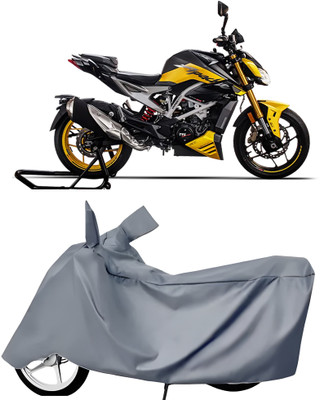 BbcMart Waterproof Two Wheeler Cover for TVS(Apache RTR 310 BS6, Grey)