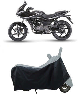 Coxtor Waterproof Two Wheeler Cover for Bajaj(Pulsar 220, Grey)