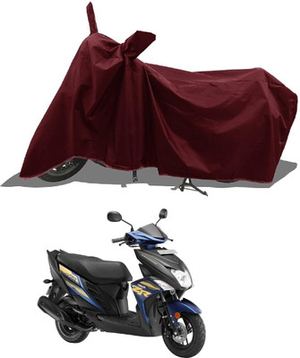 AESTRYD Two Wheeler Cover for Yamaha(Cygnus Ray ZR, Maroon)