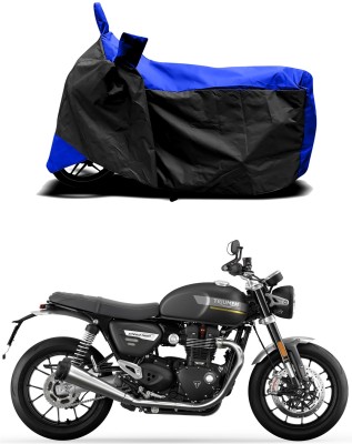 Romeiz Two Wheeler Cover for Triumph(Speed Twin BS6, Blue)