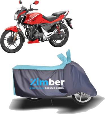 ZIMBER Two Wheeler Cover for Hero(Xtreme Sports, Blue, Grey)