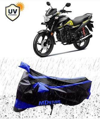Mdstar Waterproof Two Wheeler Cover for Honda(SP125, Blue)