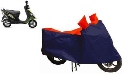 HMS Two Wheeler Cover for TVS(Scooty Streak, Red, Blue)