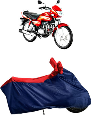 APNEK Waterproof Two Wheeler Cover for Hero(HF Deluxe, Blue, Red)