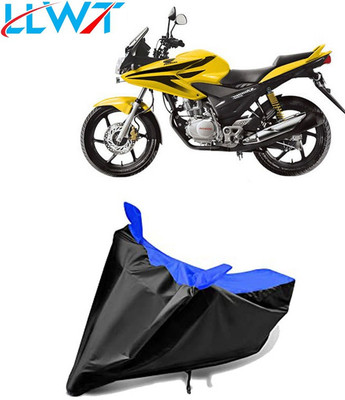 MJD Waterproof Two Wheeler Cover for Honda(CBF, Black, Blue)