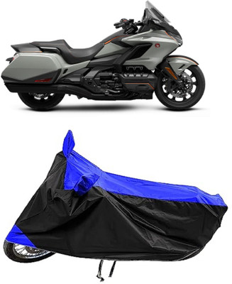 GROFATIK Two Wheeler Cover for Honda(Gold Wing, Blue)