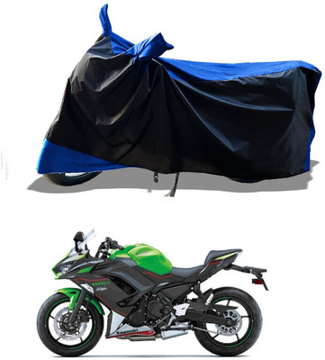 DeepShakshi AUTOMOTIVE Waterproof Two Wheeler Cover for Kawasaki(Ninja 650, Blue)