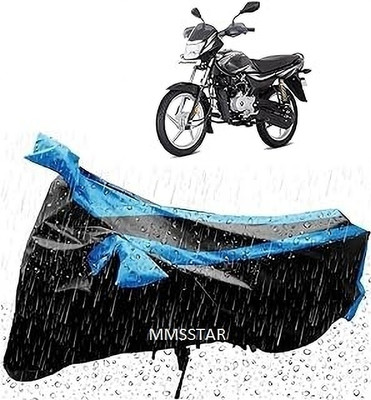 Mdstar Waterproof Two Wheeler Cover for Bajaj(Pulsar 150 DTS-i, Blue, Black)