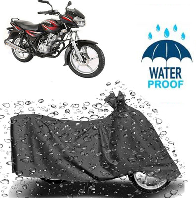 Autoinnovation Waterproof Two Wheeler Cover for Bajaj(Discover 125 DTS-i, Grey)