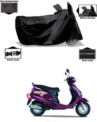 CODOKI Waterproof Two Wheeler Cover for Mahindra(Duro 125, Black)