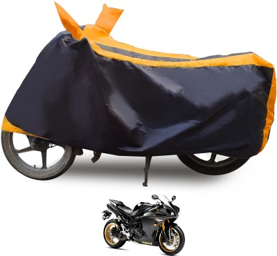 Euro Care Waterproof Two Wheeler Cover for Yamaha(YZF R1, Orange)