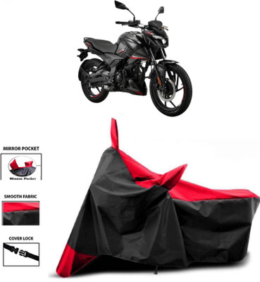 HWSXQAE Two Wheeler Cover for Bajaj(Red, Black)