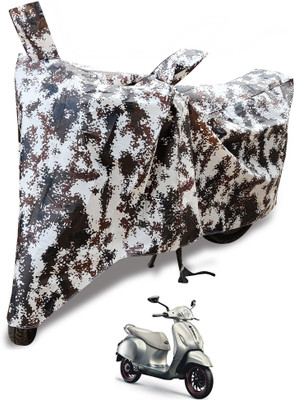 MOCKHE Waterproof Two Wheeler Cover for Bajaj(New Chetak, Multicolor)