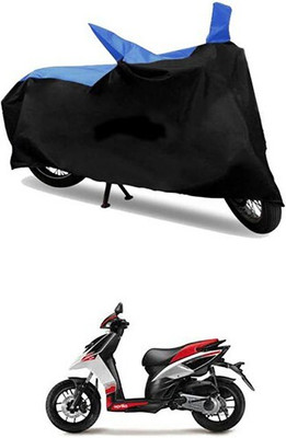 Mdstar Waterproof Two Wheeler Cover for Aprilia(SR 125, Blue, Black)