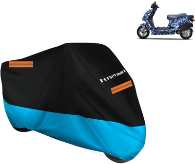 Horseyaart Waterproof Two Wheeler Cover for Hero Electric(Electric AXLHE-20, Blue)