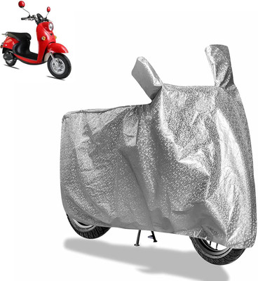aksmit Waterproof Two Wheeler Cover for Universal For Bike(Silver)