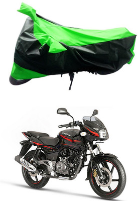 Mdstar Waterproof Two Wheeler Cover for Bajaj(Pulsar 180, Green, Black)