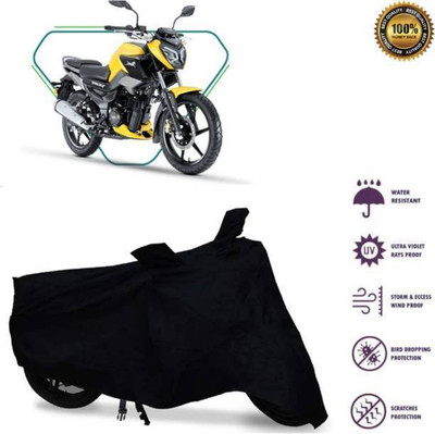 smwzxyu Waterproof Two Wheeler Cover for Bajaj, Hero, Honda, TVS, Ola(Black)