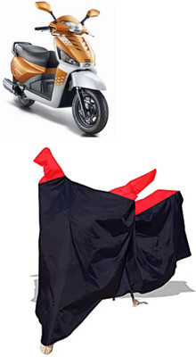Amexride Two Wheeler Cover for Mahindra(Gusto 125 BS6, Black)