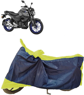 AutoFave Two Wheeler Cover for Yamaha(FZ S FI New, Blue, Green)