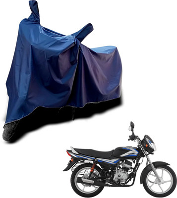 KEDIT Two Wheeler Cover for Bajaj(CT100, Blue)