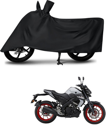 DeepShakshi AUTOMOTIVE Waterproof Two Wheeler Cover for Yamaha(MT-15, Black)