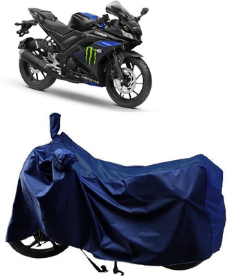 MMSSTAR Waterproof Two Wheeler Cover for Yamaha(YZF R15 V3 Moto GP Edition, Blue)