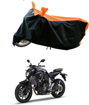 DeepShakshi AUTOMOTIVE Waterproof Two Wheeler Cover for Yamaha(MT 07, Orange)