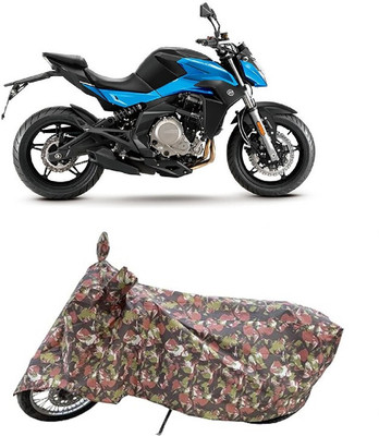 Coxtor Waterproof Two Wheeler Cover for CFMoto(650 NK BS6, Multicolor)