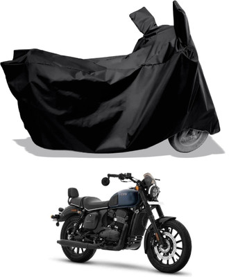 Amexride Two Wheeler Cover for Yezdi(Roadster, Black)