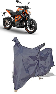 Amexride Two Wheeler Cover for KTM(390 Duke BS6, Grey)