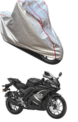 PAGORA Waterproof Two Wheeler Cover for Yamaha(YZF R15 BS6, Silver)