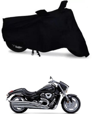 APNEK Waterproof Two Wheeler Cover for Suzuki(Intruder M1800R, Black)