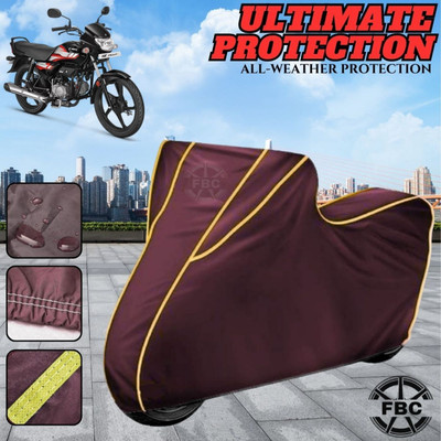 AUTOCAD Waterproof Two Wheeler Cover for Hero(HF Deluxe, Maroon)