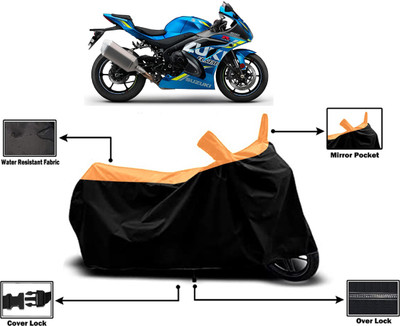 Amexride Two Wheeler Cover for Suzuki(GSX-R1000 ABS, Orange)